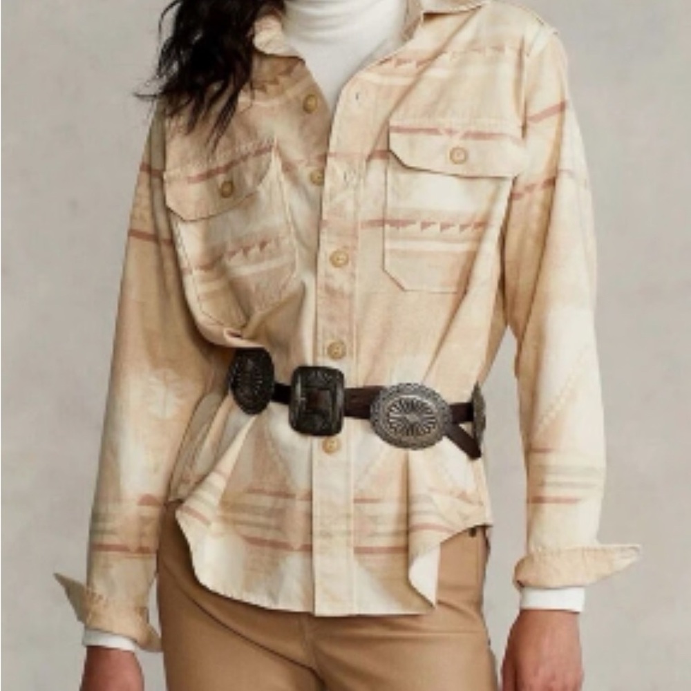 Ralph Lauren - Aztec Print Button Top